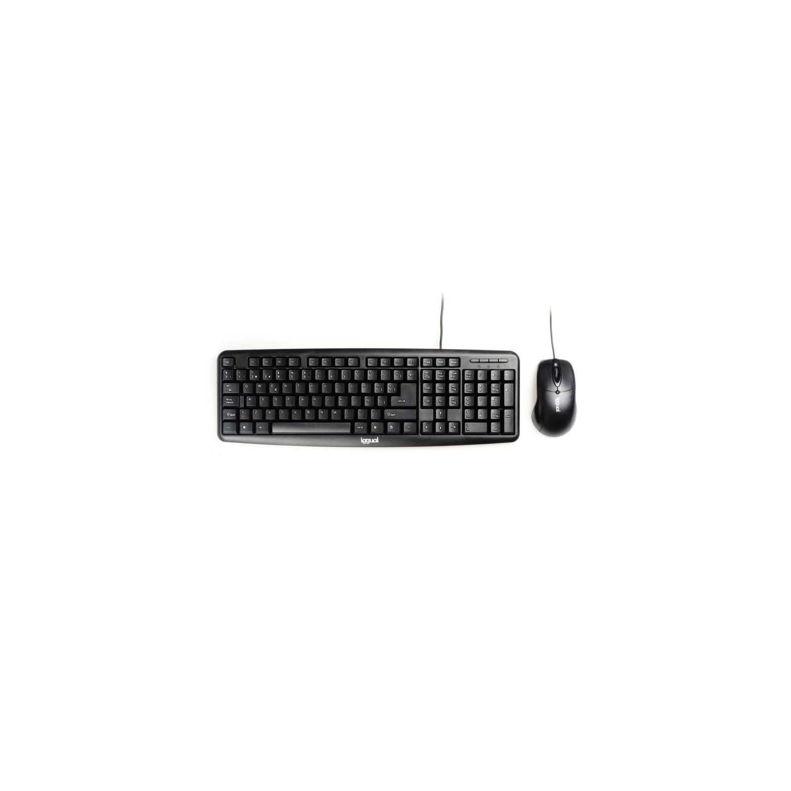 iggual Kit teclado y raton COM CK BASIC negro