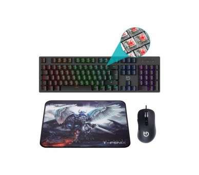 Hiditec Combo Gaming GK400 TeclRatAlfombrilla