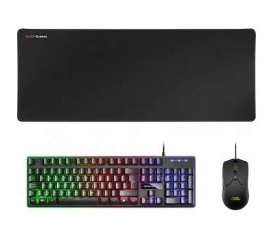 Mars Gaming Combo MCPX GAMING 3IN1 RGB Negro