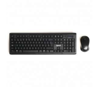 iggual Kit teclado raton inalambrico WMK DARK