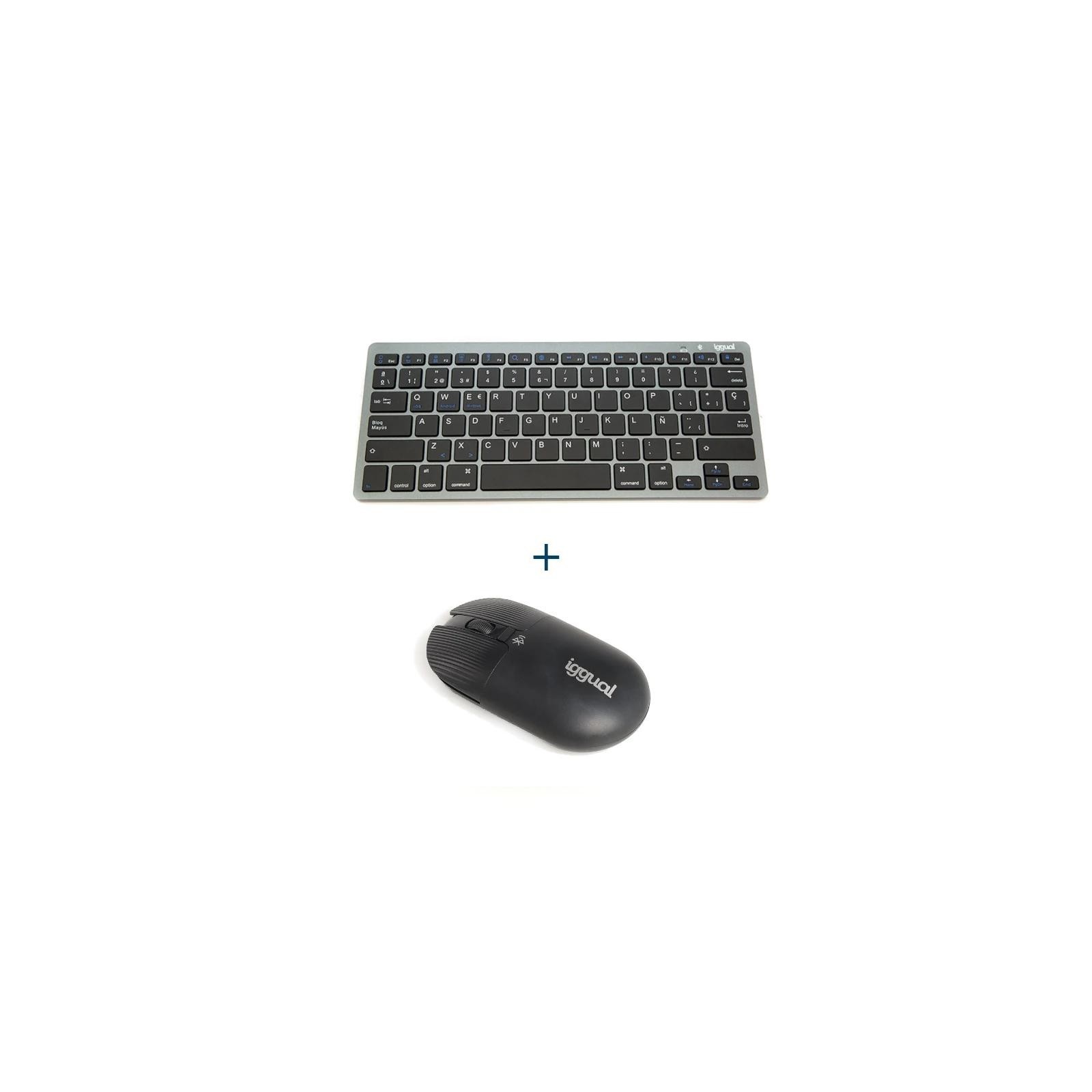 iggual Kit bundle teclado raton YIN Bluetooth