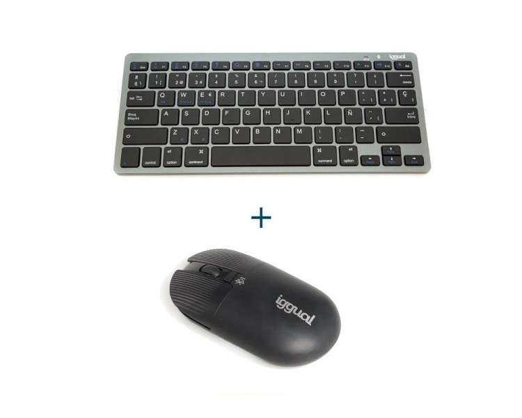 iggual Kit bundle teclado raton YIN Bluetooth