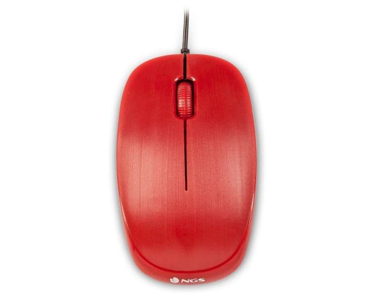 NGS Raton optico Redflame 1000 Dpi Rojo