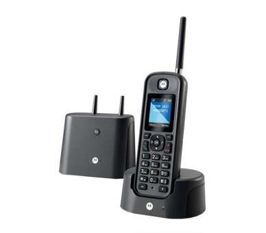 Telefono fijo inalambrico motorola o201 negro