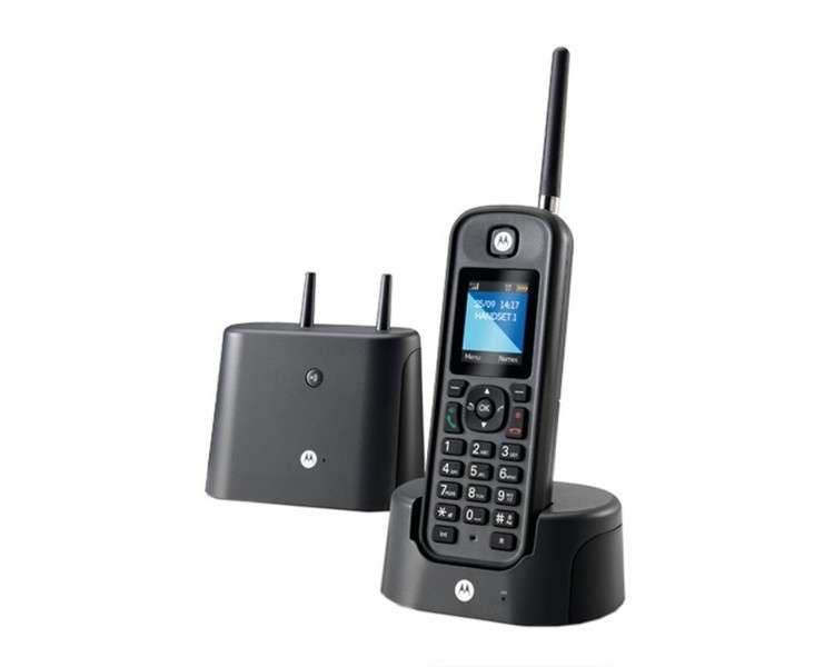 Telefono fijo inalambrico motorola o201 negro