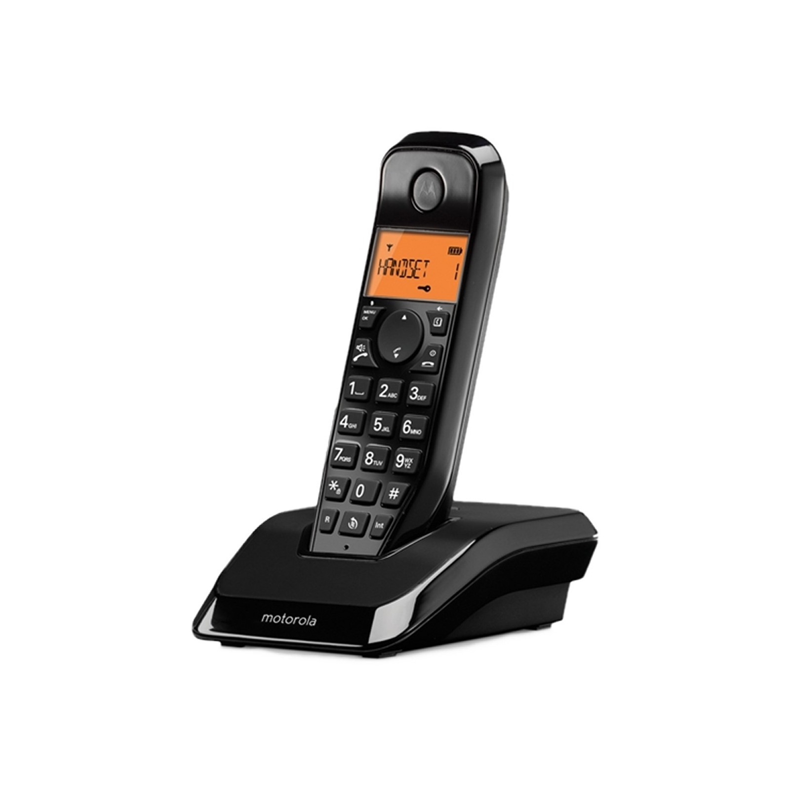 Telefono fijo motorola inalambrico s1201 negro