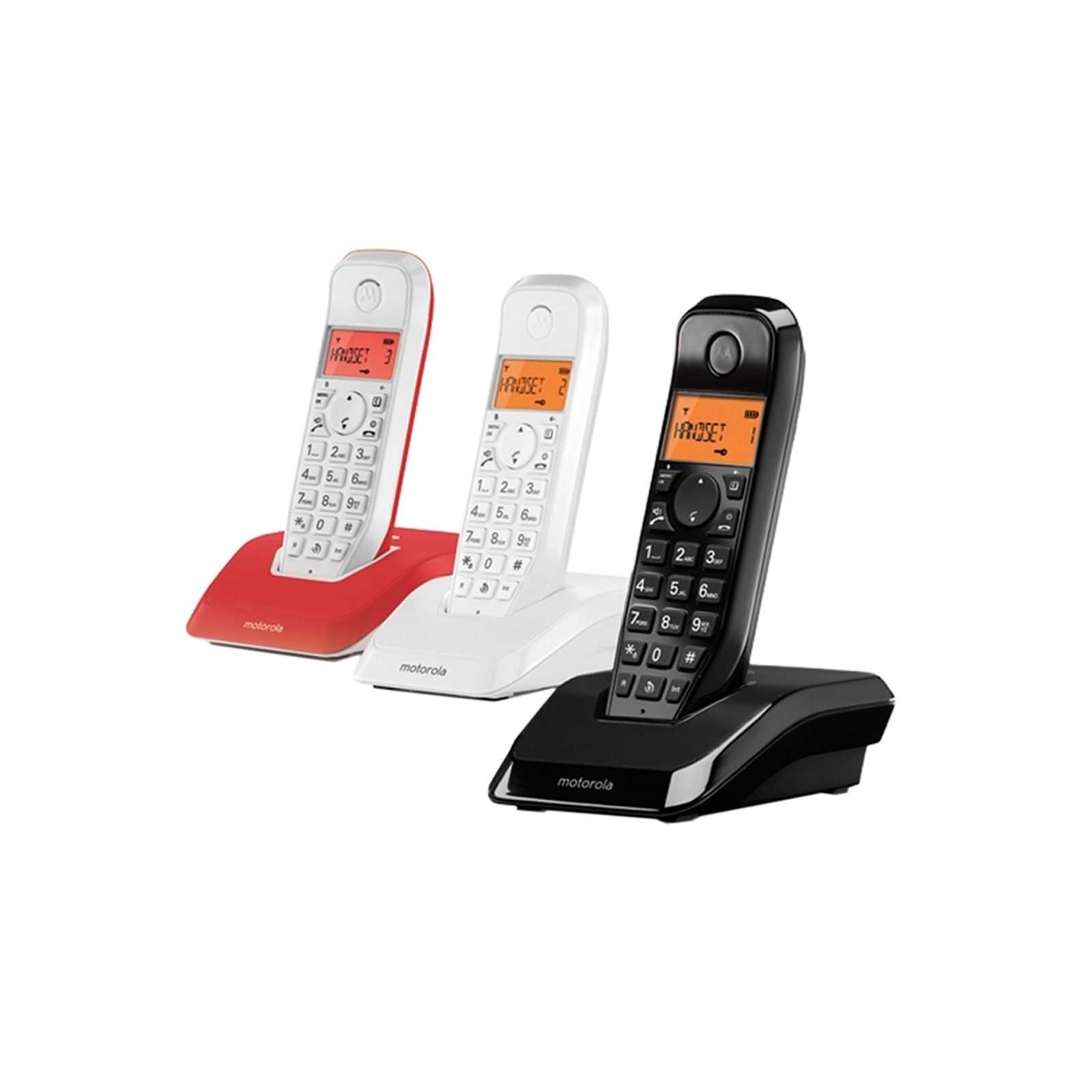 Telefono fijo motorola inalambrico s1203 trio