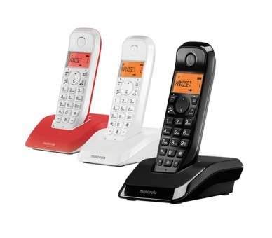 Telefono fijo motorola inalambrico s1203 trio