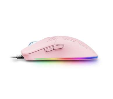 Mars Gaming MMAX Raton Ultraligero 12400DPI Rosa