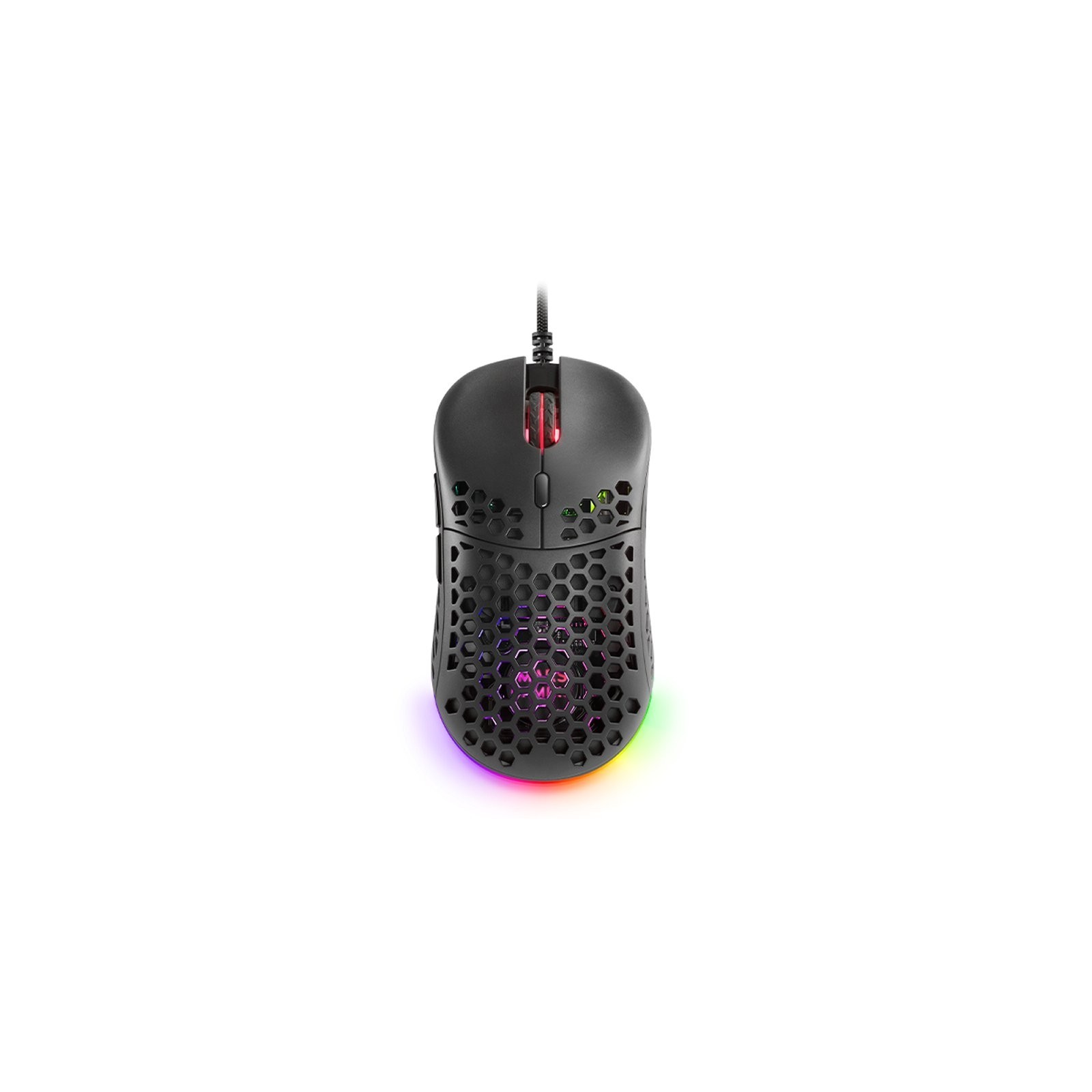 Mars Gaming Raton Gaming ligero RGB negro