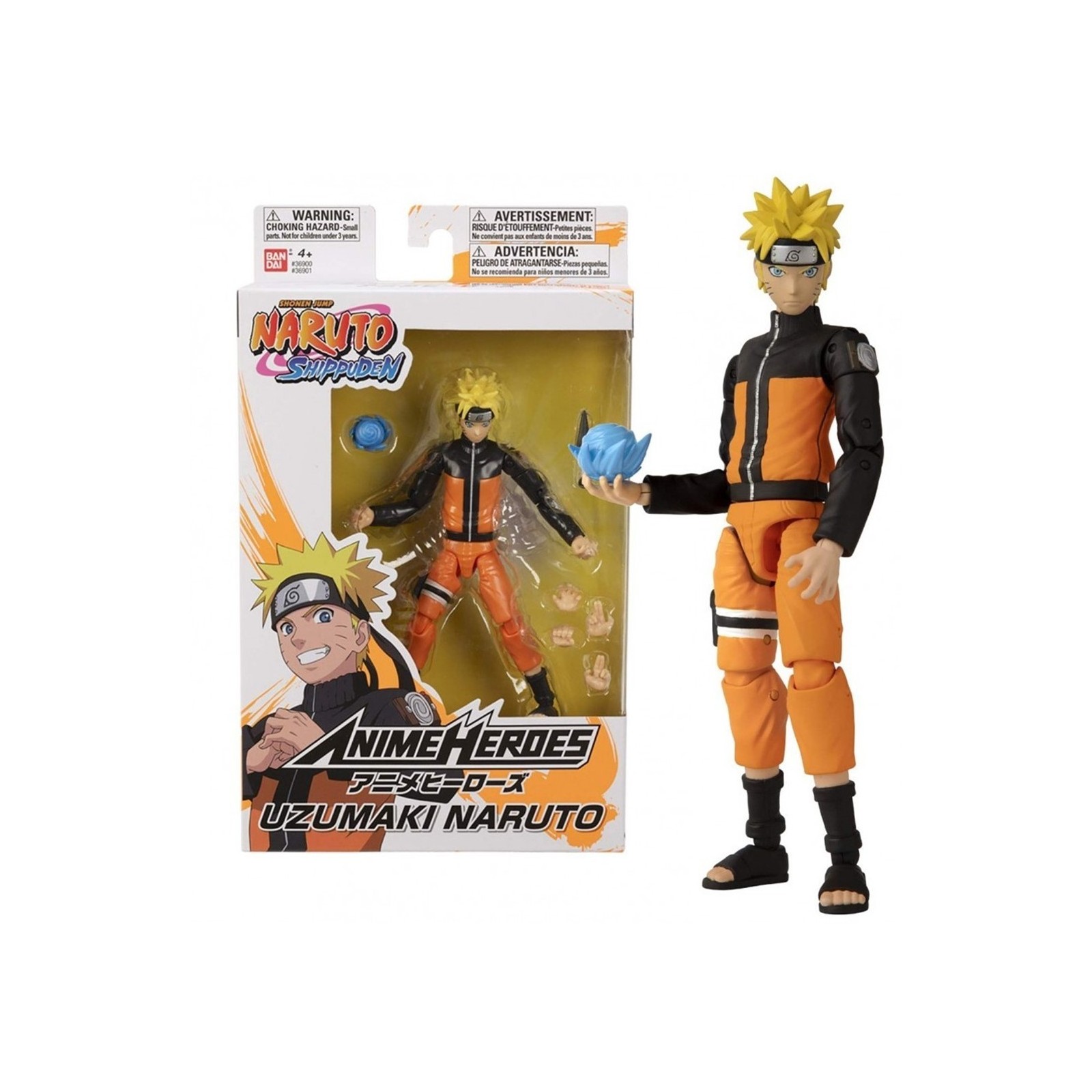 Figura bandai anime heroes naruto 