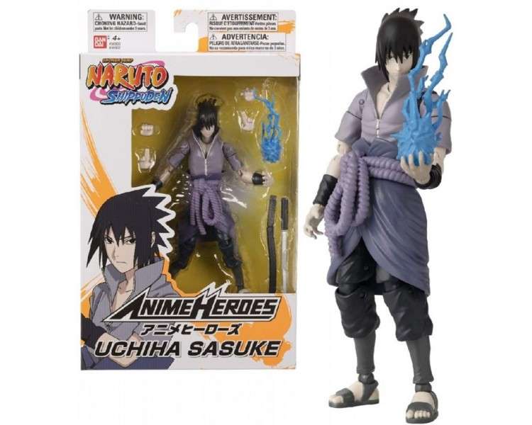 Figura bandai anime heroes naruto uchiha