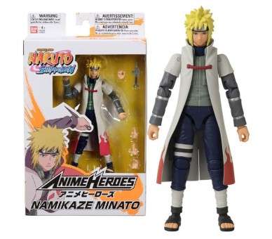 Figura bandai anime heroes naruto namikaze