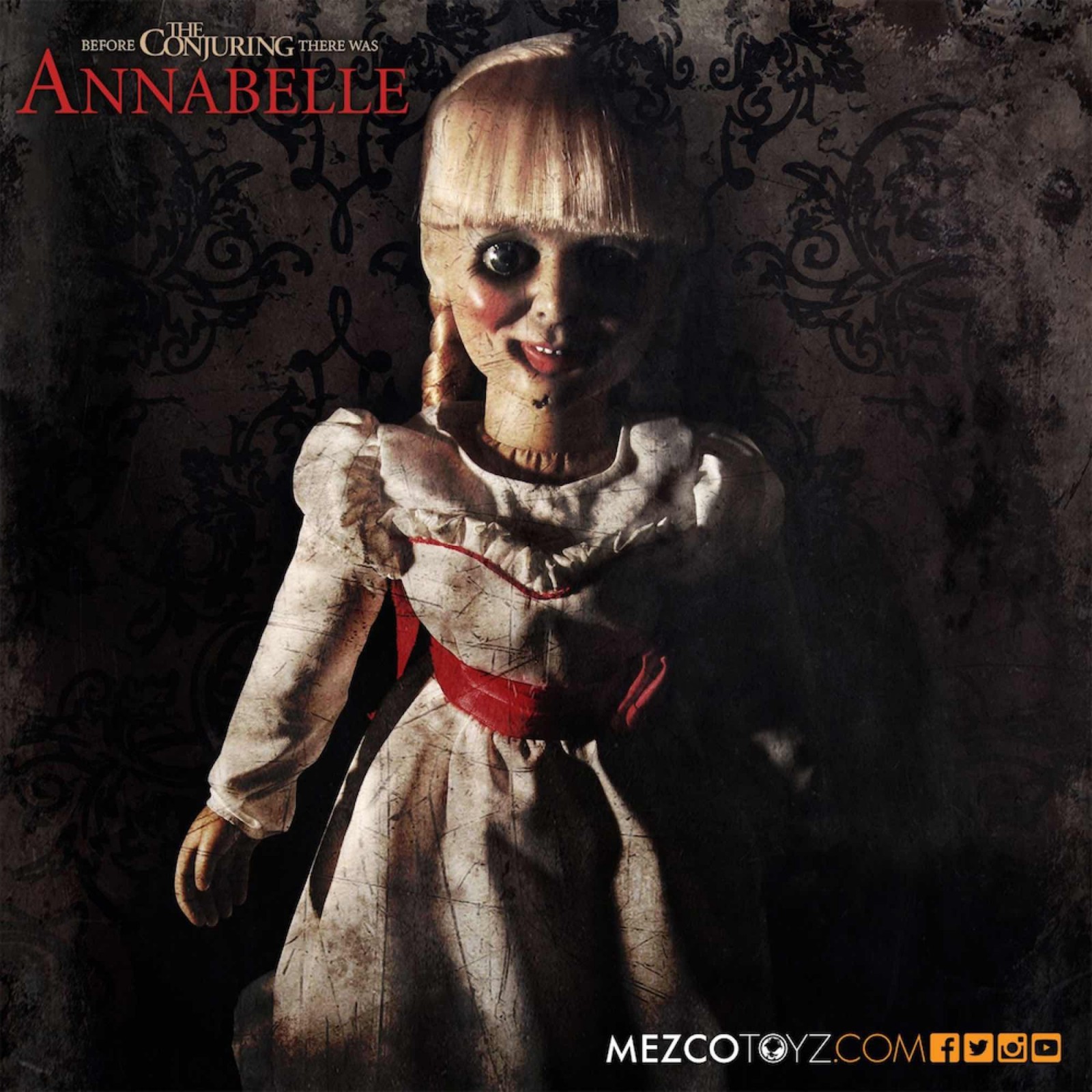 Replica mezco toyz muneca annabelle 45