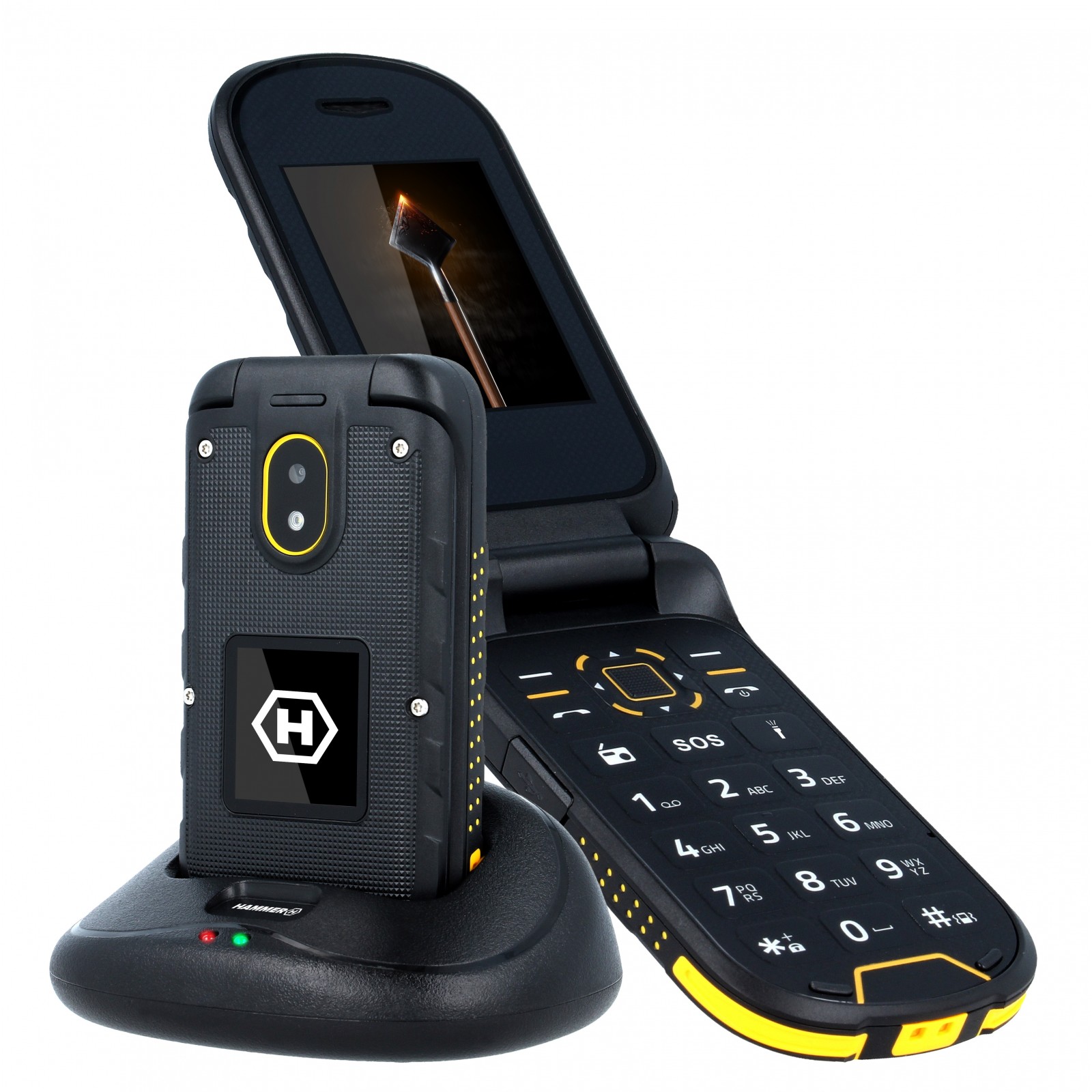 Telefono movil rugerizado hammer bow black