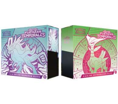 POKEMON JUEGO DE CARTAS COL. ESCARLATA Y PURPURA.FUERZAS TEMPORALES. CAJA ELITE (ESP)