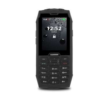 Telefotelefono movil rugerizado hammer 4 black