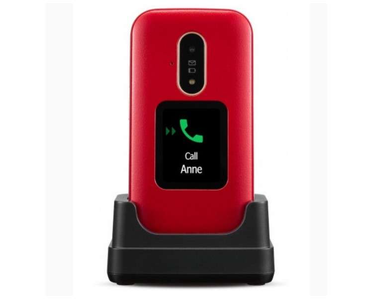 Telefono movil doro 6880 red white