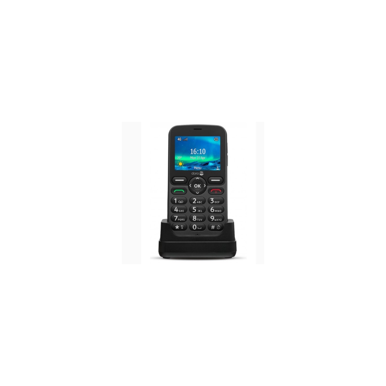 Telefono movil doro 5860 black 24pulgadas