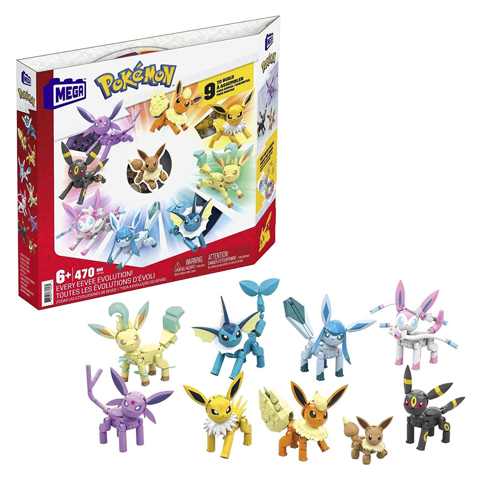 Set construccion mattel pokemon every eeve