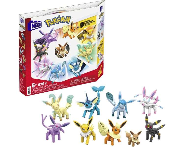 Set construccion mattel pokemon every eeve