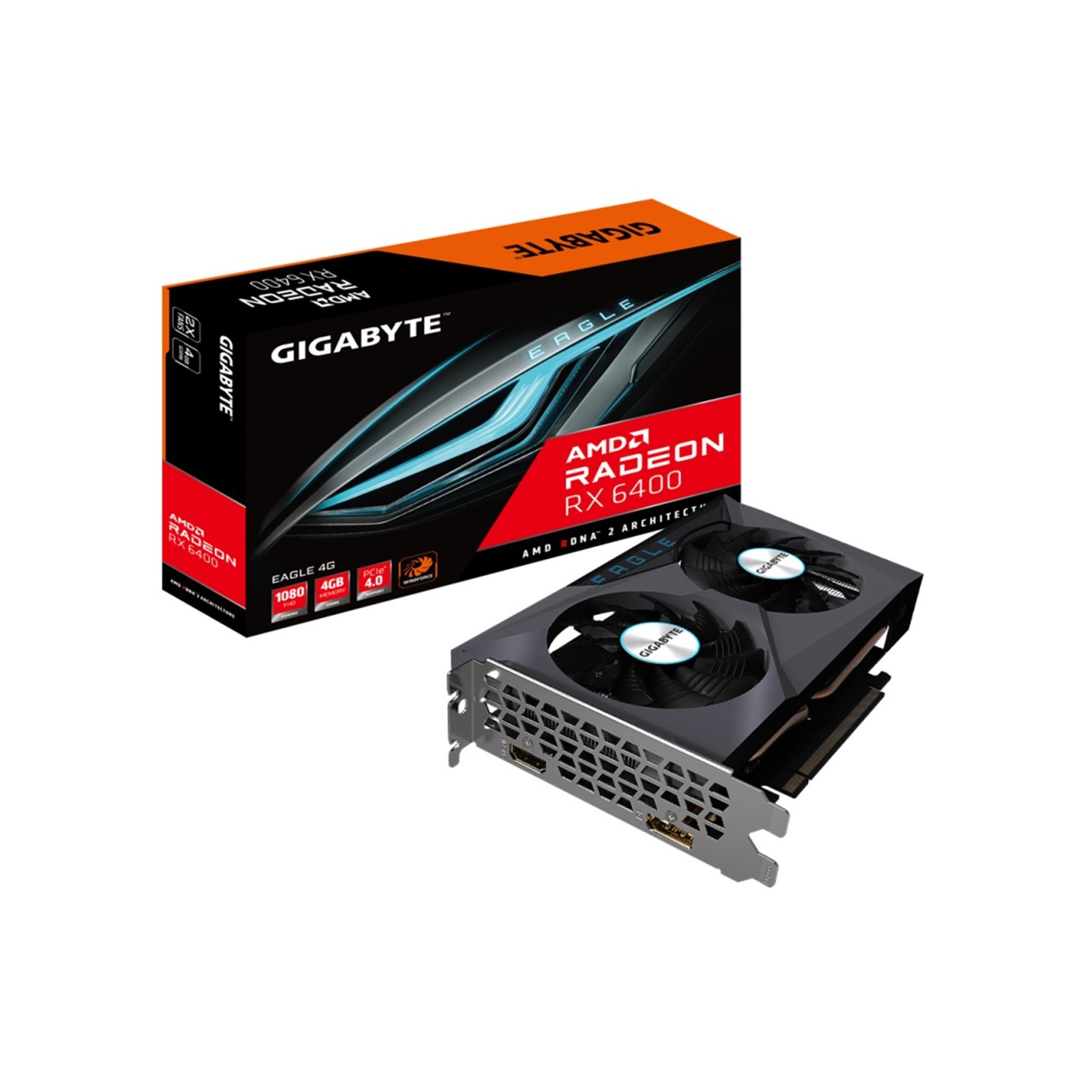 Tarjeta grafica gigabyte radeon rx 6400