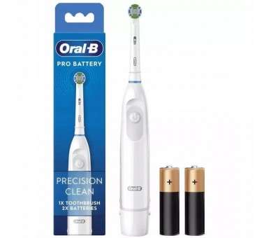 h2Oral B DB5 Pro Cepillo a pilas h2Desarrollado con un agarre antideslizante que promueve un mejor manejo y control para que pu