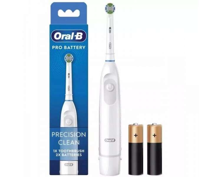 h2Oral B DB5 Pro Cepillo a pilas h2Desarrollado con un agarre antideslizante que promueve un mejor manejo y control para que pu