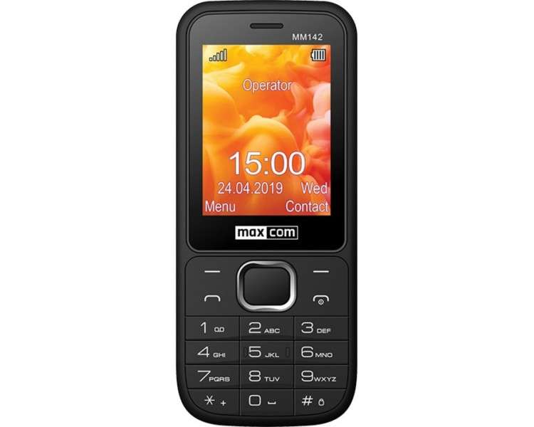 Telefono movil maxcom classic mm142 negro