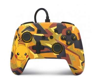 PowerA Enhanced Wired Controller - Nintendo Switch - Camo Storm Pikachu