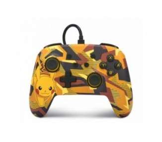 PowerA Enhanced Wired Controller - Nintendo Switch - Camo Storm Pikachu