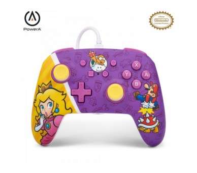 PowerA Enhanced Wired Controller - Nintendo Switch - Princess Peach Battle