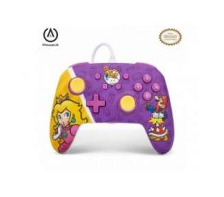 PowerA Enhanced Wired Controller - Nintendo Switch - Princess Peach Battle