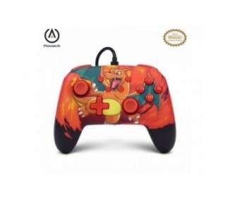 PowerA Enhanced Wired Controller - Nintendo Switch - Charizard Vortex