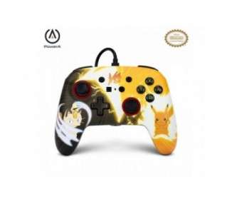 PowerA Enhanced Wired Controller - Nintendo Switch - Pikachu vs. Meowth