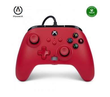 PowerA Enhanced Wired Controller - Xbox Series X/S - Artisan Red