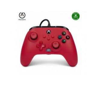 PowerA Enhanced Wired Controller - Xbox Series X/S - Artisan Red