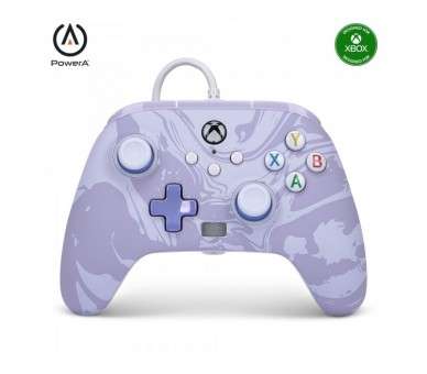 PowerA Enhanced Wired Controller - Xbox Series X/S - Lavender Swirl