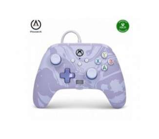 PowerA Enhanced Wired Controller - Xbox Series X/S - Lavender Swirl