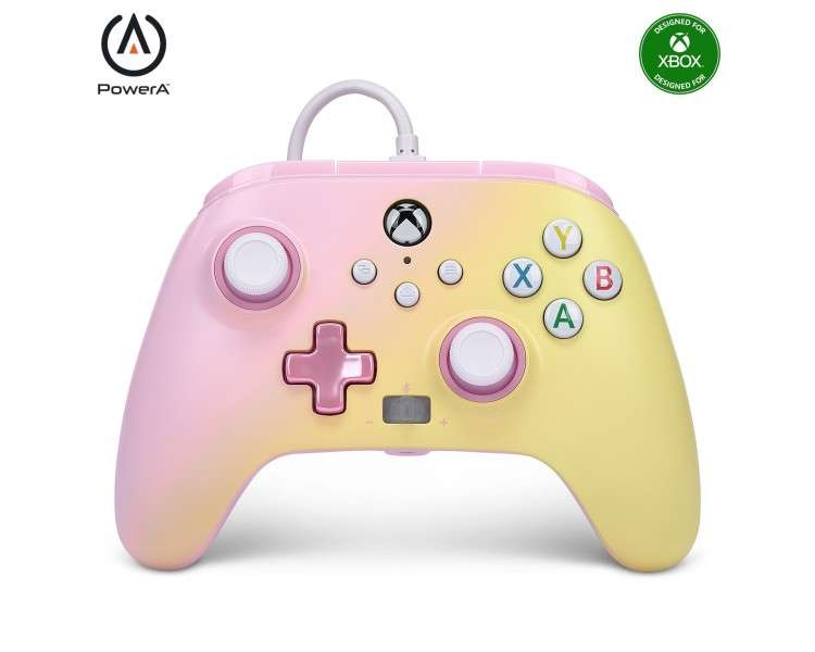 PowerA Enhanced Wired Controller - Xbox Series X/S - Pink Lemonade