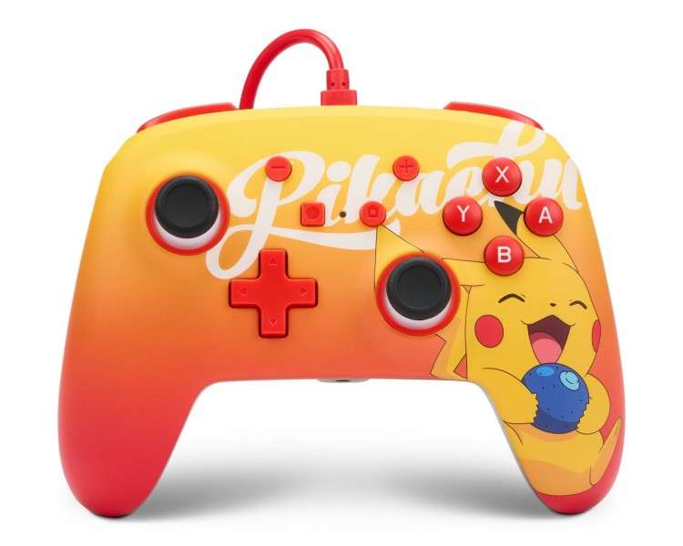 PowerA NSW ENH Wired Controller - Oran Berry Pikachu