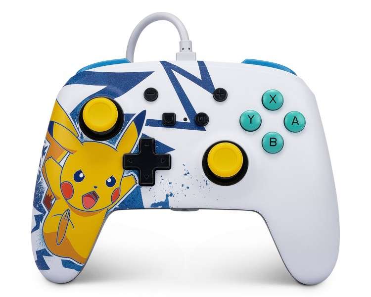 PowerA NSW ENH Wired Controller - Pikachu High Voltage