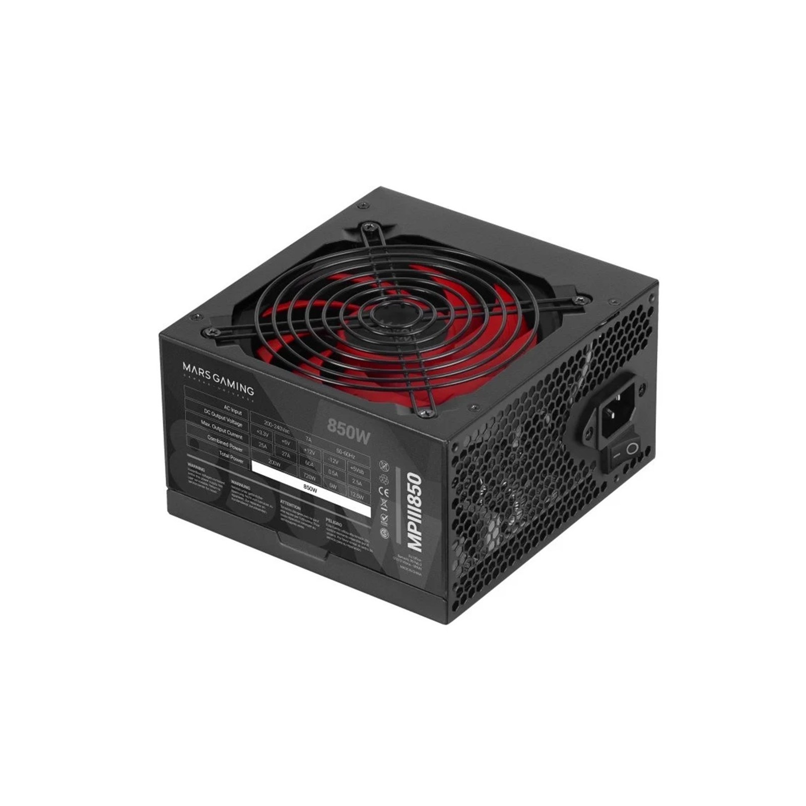 Fuente alimentacion mars gaming mpiii850 850w