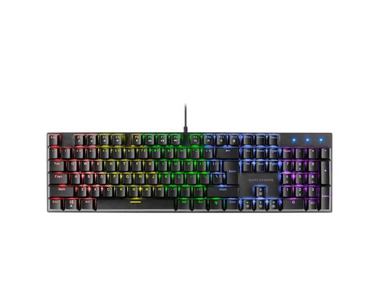 Teclado mars gaming mk422res usb frgb