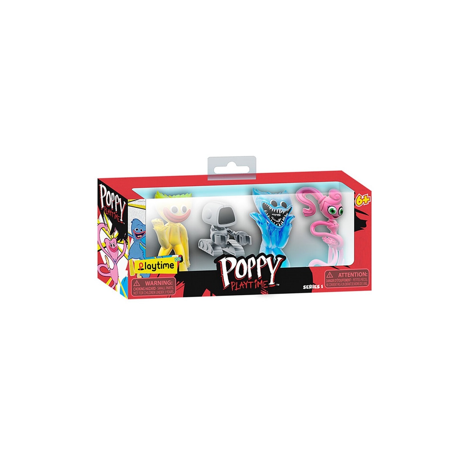 Pack 4 minifiguras poppy playtime 7cm