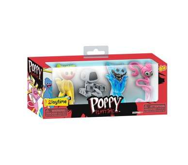 Pack 4 minifiguras poppy playtime 7cm