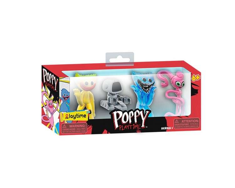 Pack 4 minifiguras poppy playtime 7cm