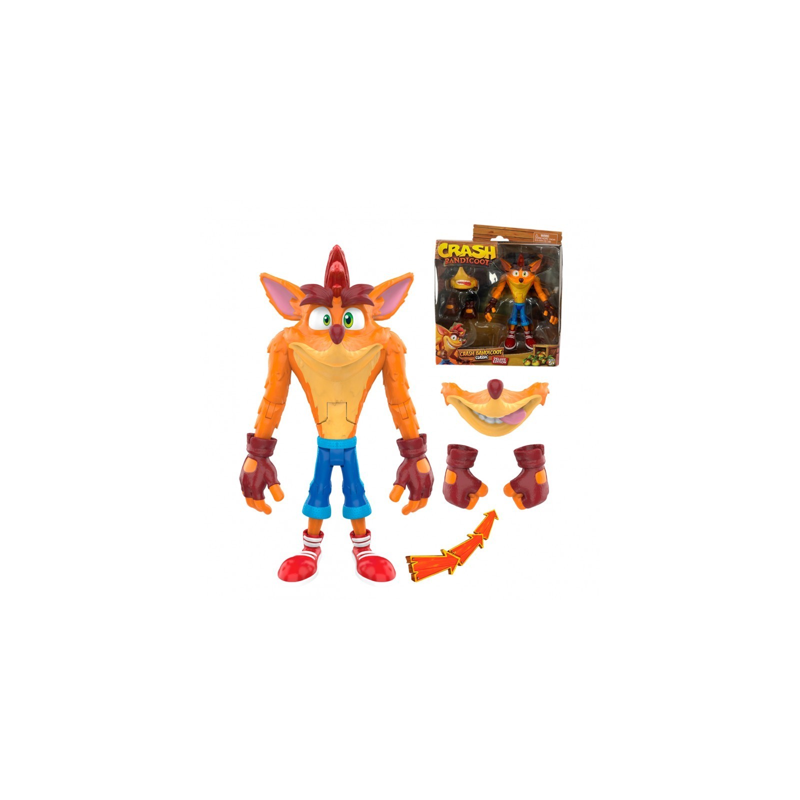 Figura articulada 15cm crash bandicoot