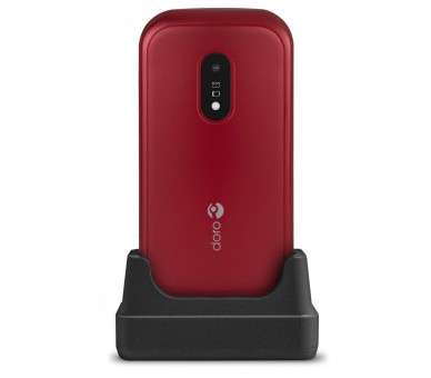 Telefono movil doro 6040 red white