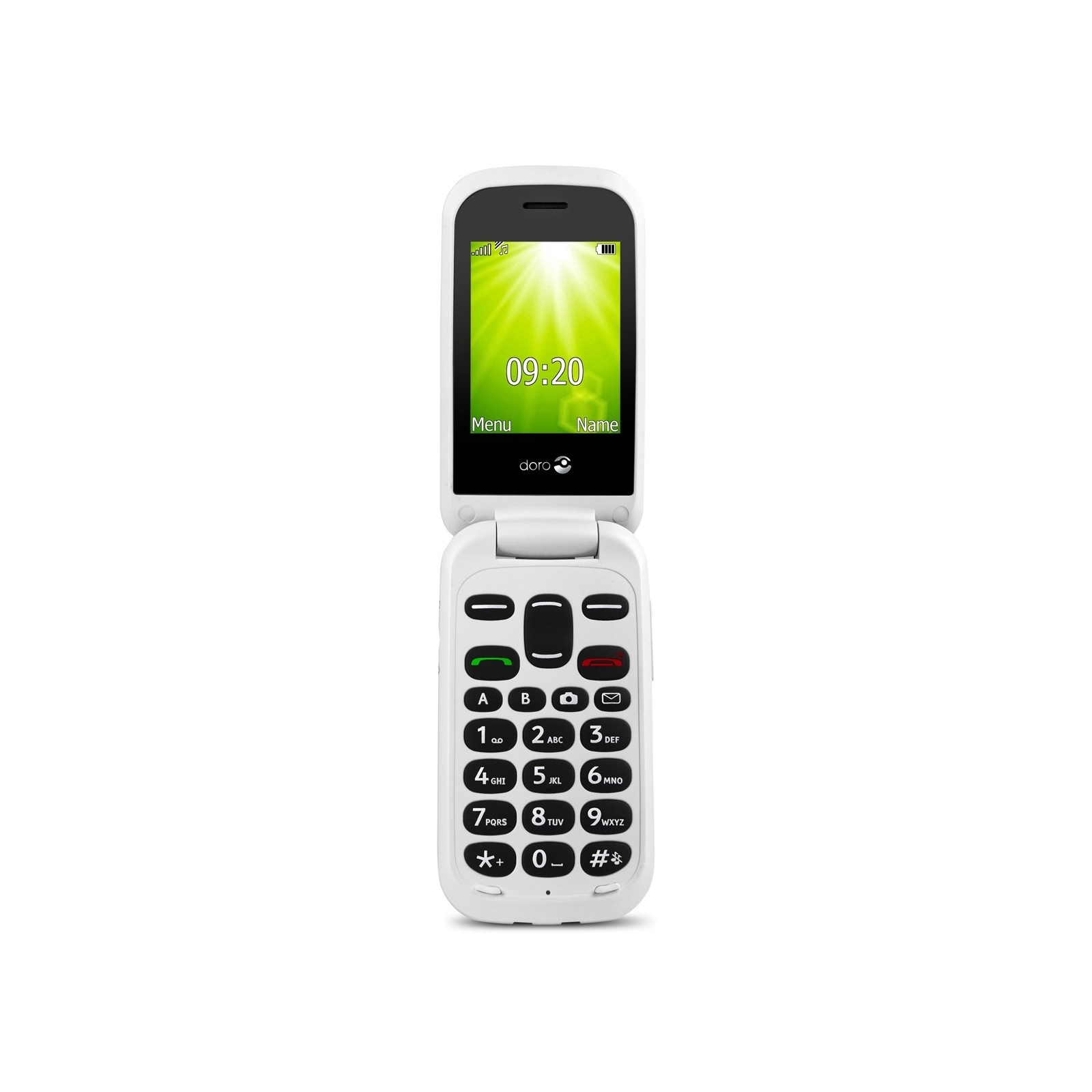 Telefono movil doro 2404 red white